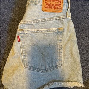 Levi's Classic Light Blue Denim Shorts